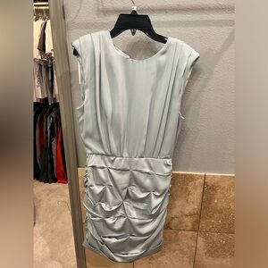 Do + Be size Small light blue satin mini dress
